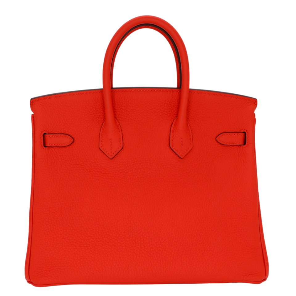 Hermes25cm Birkin Feu Togo Leather Gold Hardware