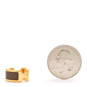 Hermes Epsom Olympe Ear Cuff Etoupe