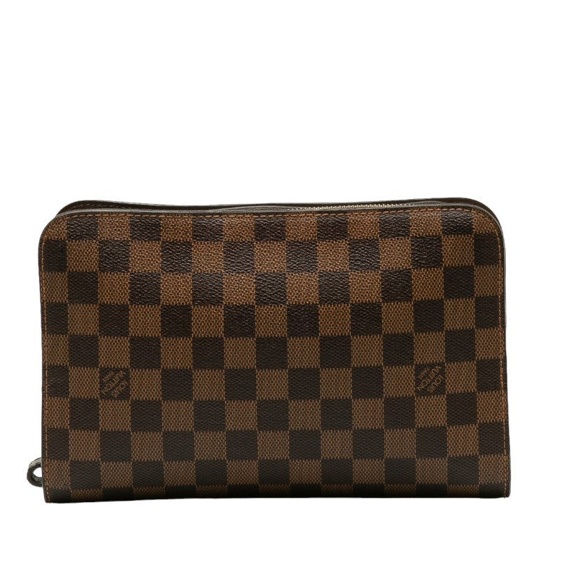 Louis Vuitton Louis Vuitton Damière Secondary Bag PVC/Leather Brown