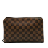 Louis Vuitton Louis Vuitton Damière Secondary Bag PVC/Leather Brown