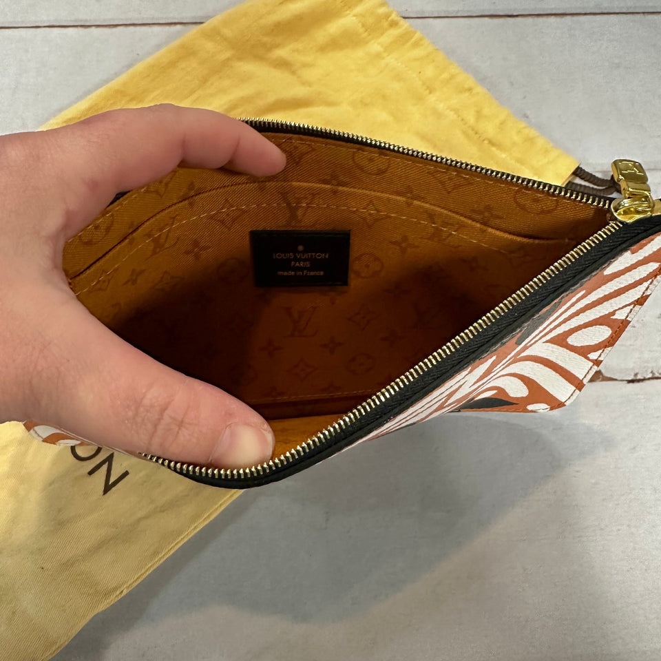Clutch Luxury Designer By Louis Vuitton