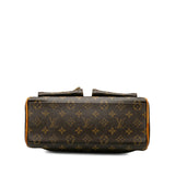 Louis Vuitton Monogram Handbag PVC/Leather Brown