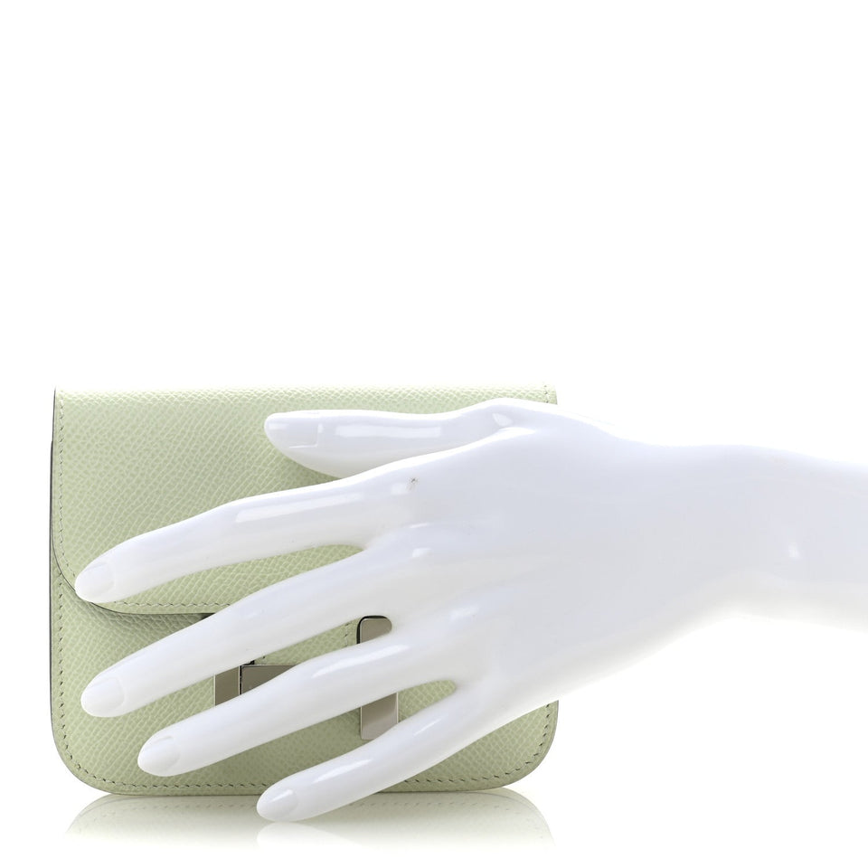 Hermes Epsom Constance Slim Wallet Vert Fizz