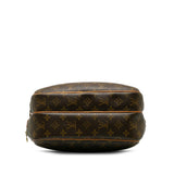 Louis Vuitton Monogram Shoulder Bag Leather Brown