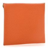 Hermes Epsom Bastia Verso Coin Purse Orange Lime