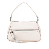 Chanel Logo Fringe Calf Shoulder Bag