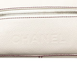 Chanel Logo Fringe Calf Shoulder Bag