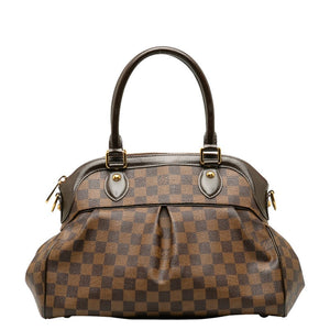 Louis Vuitton Louis Vuitton Damière Handbag PVC/Leather Brown