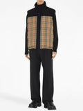 Luxury Burberry Check Panel Reversible Vest Beige