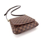 Louis Vuitton Damier Musette Salsa Long Shoulder Bag Ebene Gold Hardware