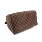 Louis Vuitton Damier Speedy 30 Hand Bag Ebene Brown Gold Hardware