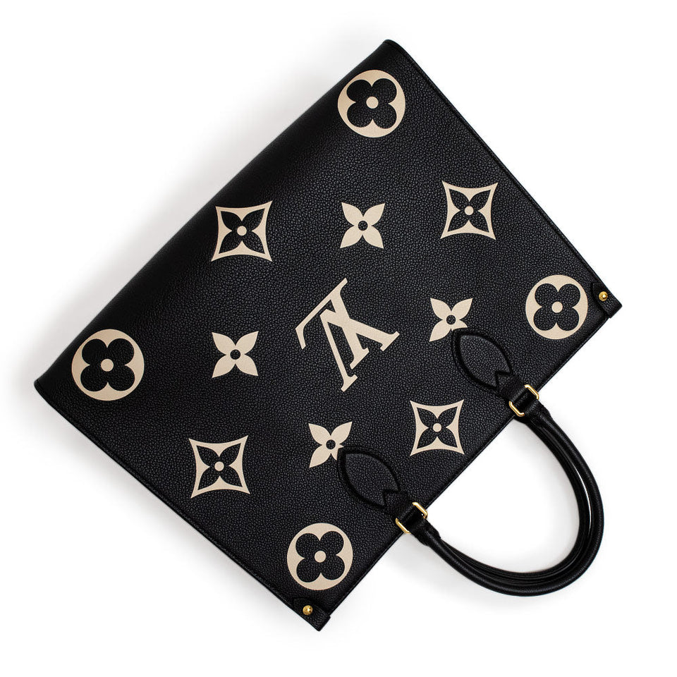 Louis Vuitton On The Go MM 2way Shoulder Bag Empreinte Noir Black