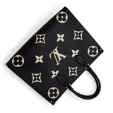 Louis Vuitton On The Go MM 2way Shoulder Bag Empreinte Noir Black