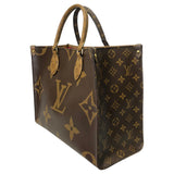Louis Vuitton On The Go MM Monogram Giant Reverse Handbag