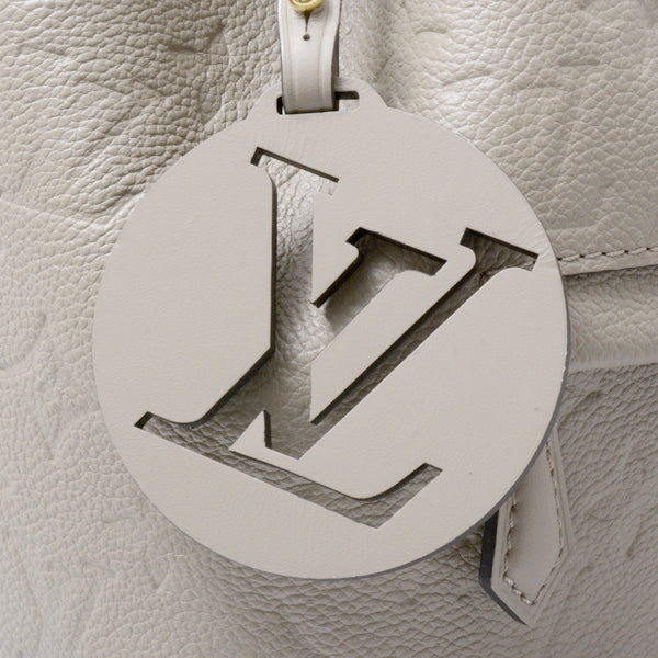 Louis Vuitton Montsouris PM Backpack Rucksack Monogram Implant Creme