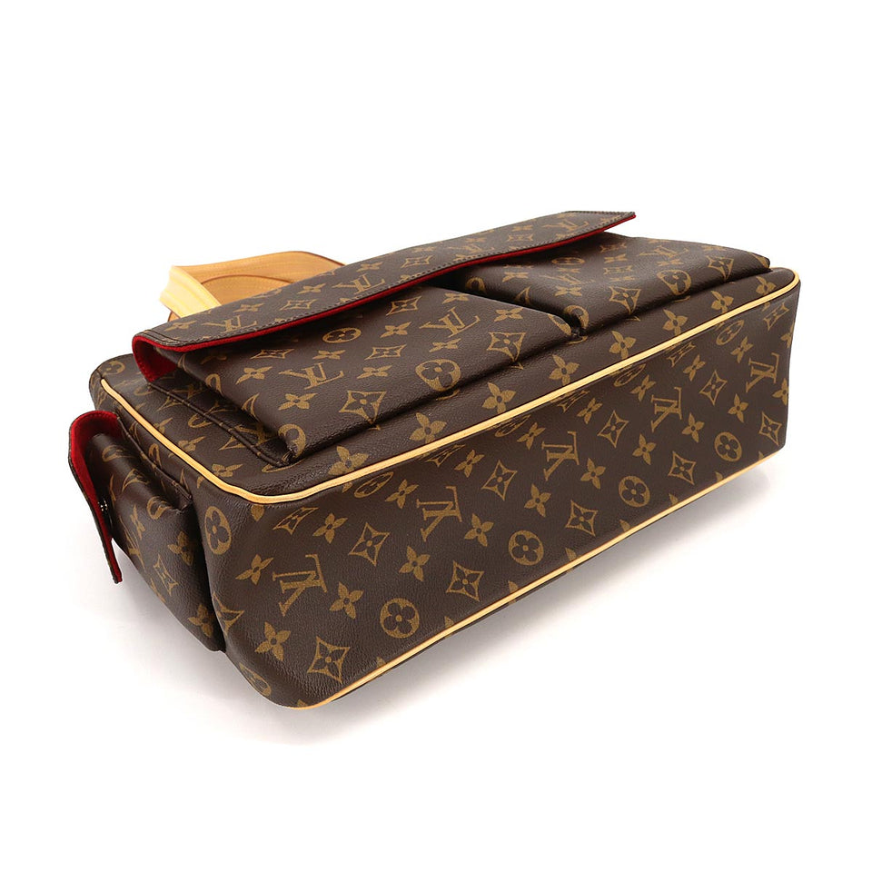 Louis Vuitton Multipli Cite Monogram Canvas Shoulder Bag Brown