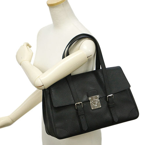 Louis Vuitton Epi Lv Shoulder Bag Segur MM Noir Black