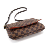 Louis Vuitton Damier Musette Tango Long Shoulder Bag Ebene