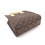 Louis Vuitton Monogram Sac Plat BB 2 Way Hand Shoulder Bag Brown