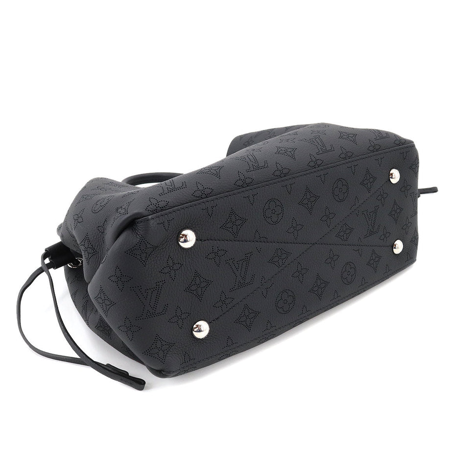 Louis Vuitton Mahina Bell Shoulder Bag Leather Noir Black