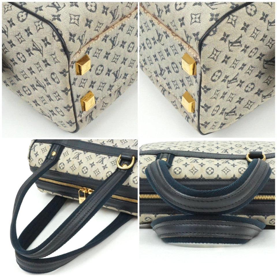 Louis Vuitton Josephine PM Monogram Mini Canvas Blue