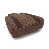 Louis Vuitton Damier Cabas Bobourg Tote Bag Ebene Gold Metal Fittings