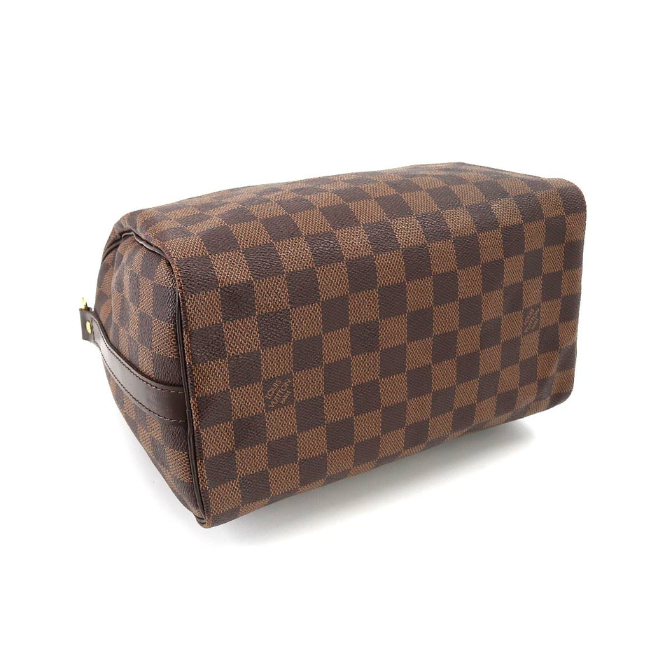 Louis Vuitton Damier Speedy Bandouliere 25 2Way Hand Shoulder Bag Ebene