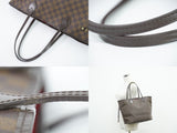 Louis Vuitton Neverfull MM Damier Ebene Tote Bag Shoulder Bag