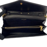 Saint Laurent- Paris Chain Wallet Monogram Crossbody Saint Laurent Black