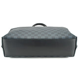 Louis Vuitton Damier Cobalt Cover Voyage Leather Tote Bag