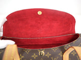 Louis Vuitton Sonatine Handbag Monogram Brown