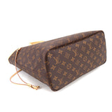 Louis Vuitton Monogram Neverfull MM Tote Bag Brown Series RFID Neverfull MM