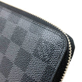 Louis Vuitton Long Wallet Zippy Wallet Vertical Damier Graphite Black