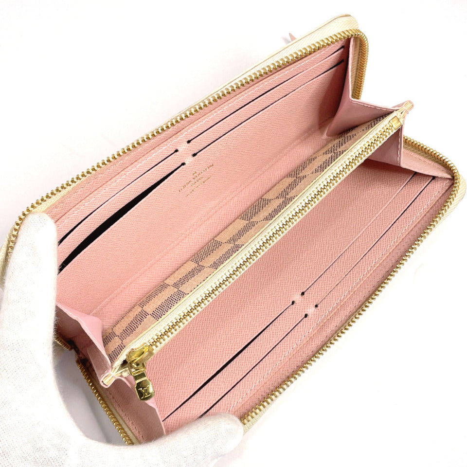 Louis Vuitton Portefeuil Clemence Long Wallet Damier Azur
