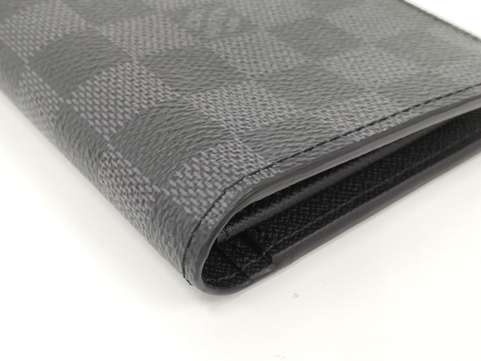 Louis Vuitton Portefeuille  Bifold Long Wallet Damier Graphite
