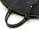 Louis Vuitton Grand Palais MM Handbag Monogram Emplant Noir