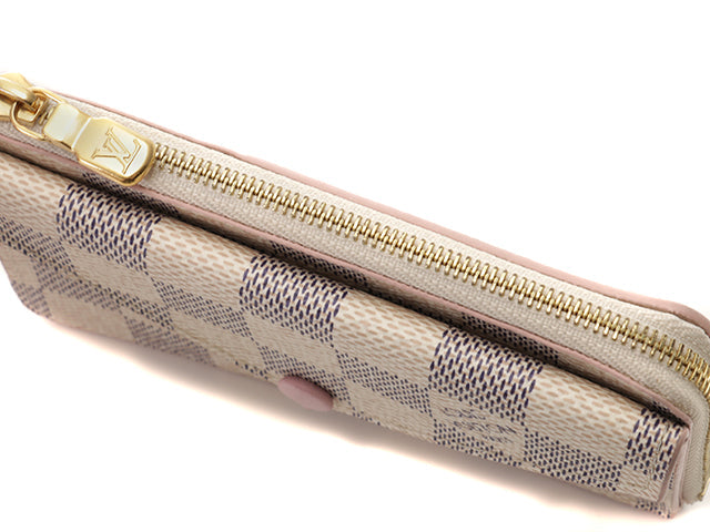 Louis Vuitton Porto Cult Lecto Verso Damier Azur Rose Ballerine
