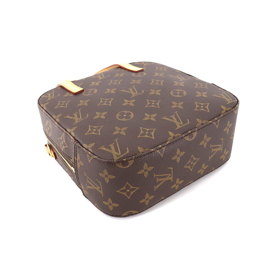 Louis Vuitton Monogram Spontini 2way Hand Shoulder Bag Brown