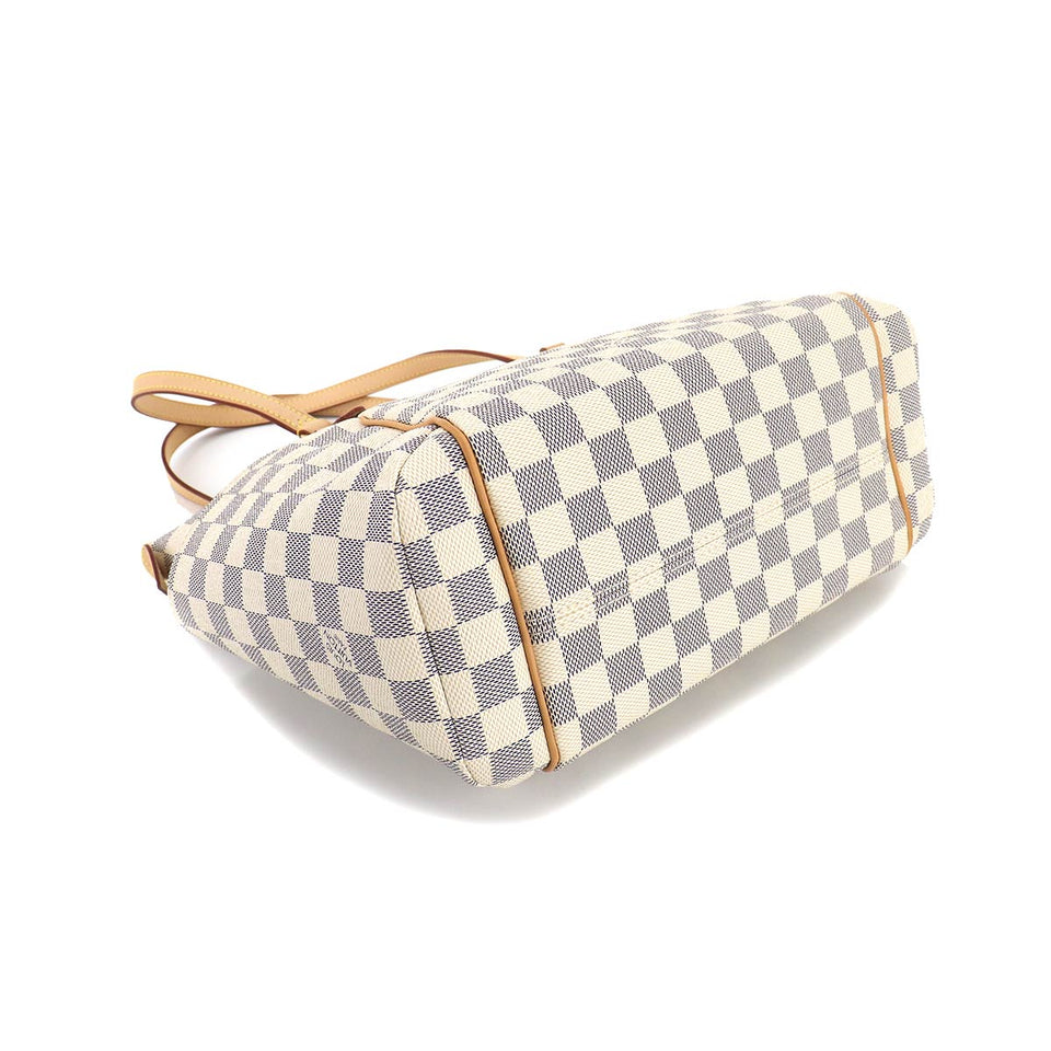 Louis Vuitton Damier Azur Totally PM Tote Bag Gold Hardware