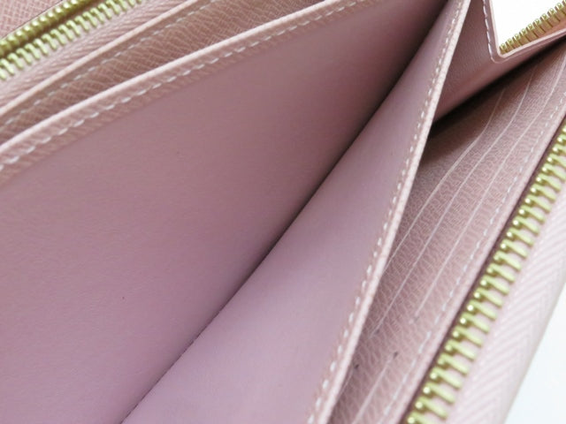 Louis Vuitton Wallet Zippy Wallet Damier Azur Rose Ballerine