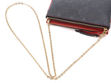 Louis Vuitton Monogram Implant Marine Rouge Pochette