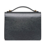 Louis Vuitton Epi Monceau Handbag Shoulder Bag 2way Noir Black