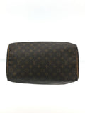 Louis Vuitton Speedy 35 Monogram Hand Bag PVC Brown