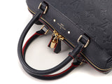 Louis Vuitton Speedy Bandouliere 25 Monogram Implant Marine Rouge
