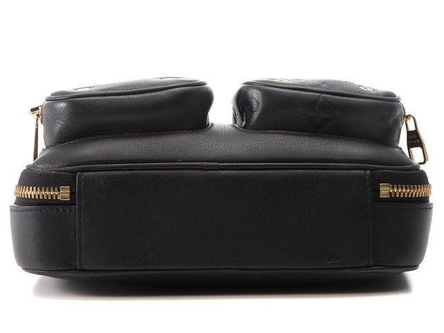 Louis Vuitton Utility Crossbody Leather Black