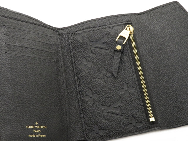 Louis Vuitton Portefeuille Curise Monogram Implant Black