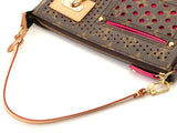 Louis Vuitton Pochette Accessoire Monogram Perfo Fuchsia