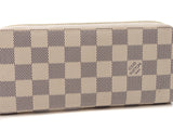 Louis Vuitton Round Long Wallet Portefeuille Clemence Azure