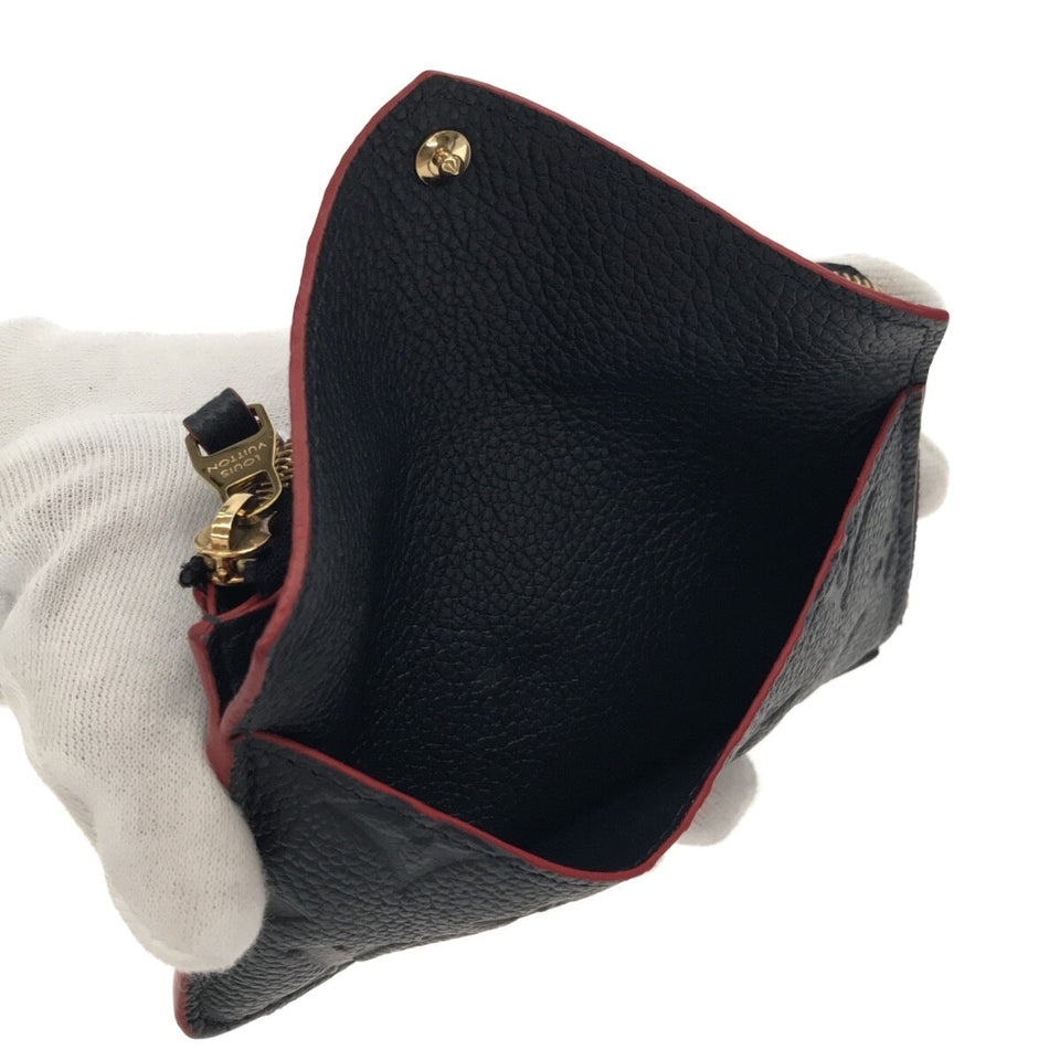 Louis Vuitton Porto Cartrecto Verso Coin Case Marine Rouge Monogram