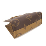 Louis Vuitton Giant Monogram On The Go MM 2 Way Tote Shoulder Bag